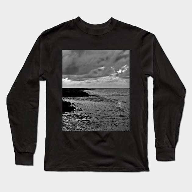 River to the open Danish Sea Long Sleeve T-Shirt by SILVA_CAPITANA